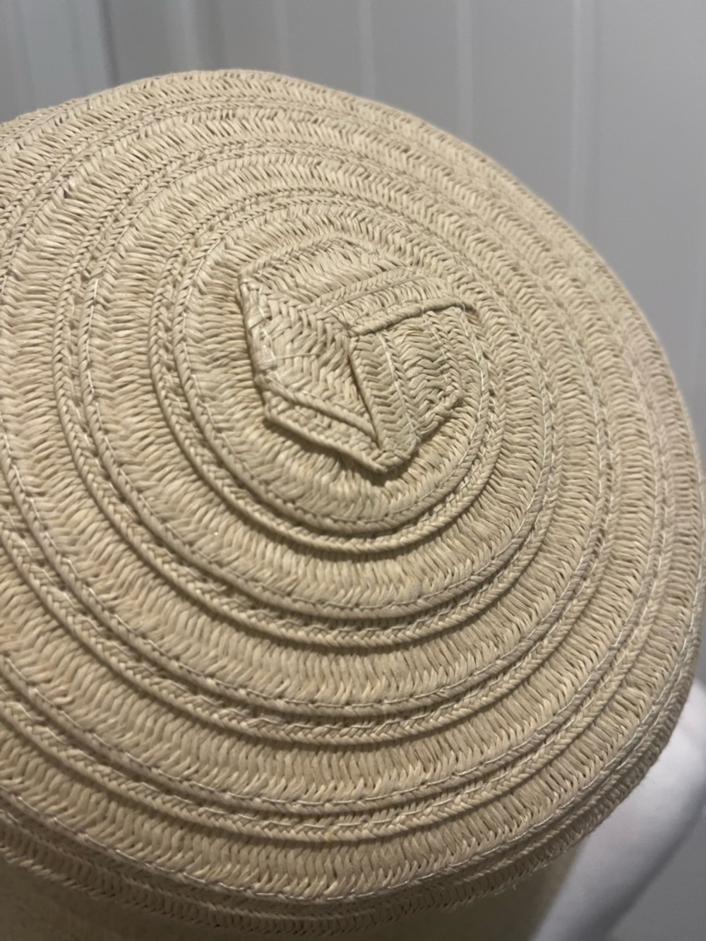 Shade & Shore Cream Straw Sun Hat with Black Band - Picture 3 of 7